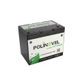 Polinovel ion lifepo4 ciclo profundo de 100 amperios 12 voltios para el remolque fuera de borda motor marine bote 12v 100ah litio rv batería